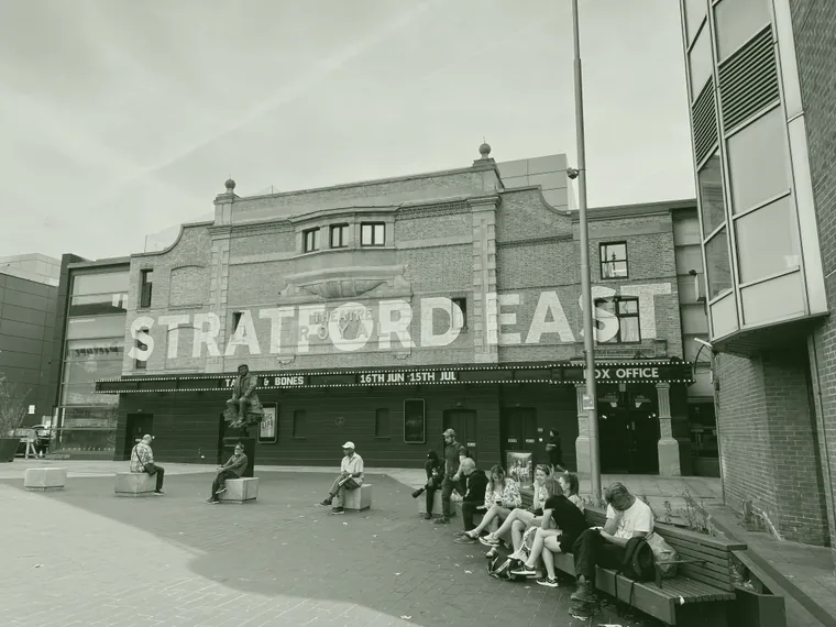 The Theatre Royal Stratford East on Angel Lane